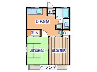 シティハイム125の物件間取画像